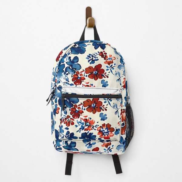 Item preview, Blossom Blues Watercolor Floral Sticker designed and sold by RayFineArt.