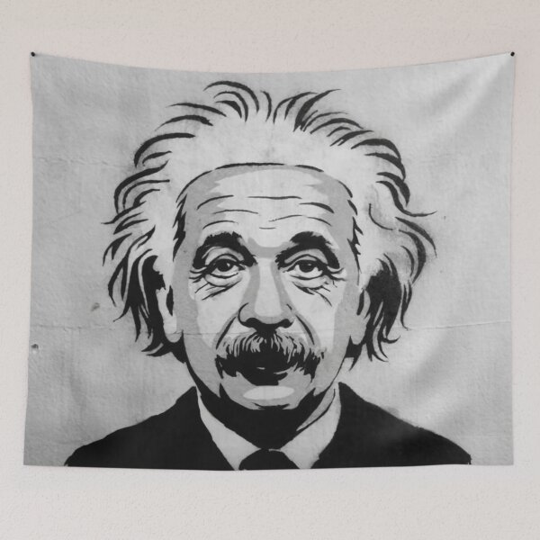 Item preview, albert einstein banksy street art designed and sold by martin max.