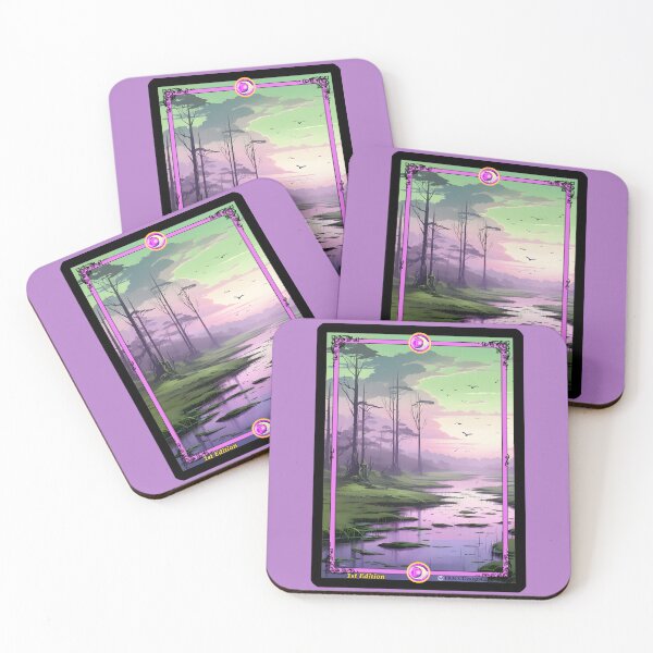 Item preview, Swampy Marsh Landscape Scene - CCG Borderless Full Art - 1st Edition designed and sold by Rogue Wizard.
