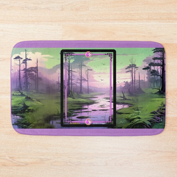 Item preview, Swampy Marsh Landscape Scene - CCG Borderless Full Art - 1st Edition designed and sold by Rogue Wizard.