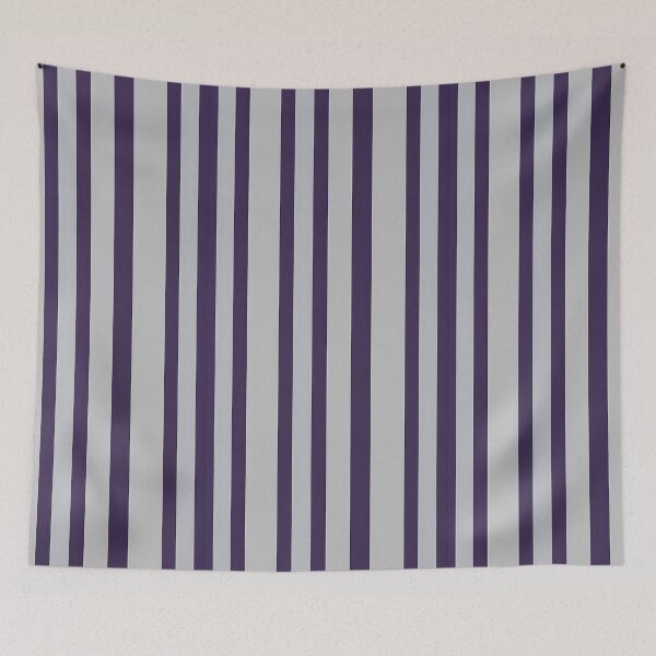 Aperçu de l'œuvre Lignes violettes et blanches du Bauhaus créée et vendue par Zenvo.