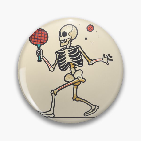 Artikelvorschau, Pickleball-Skelett Retro entworfen und verkauft von InfamousRyanM.