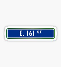E 161st Yankee Stadium Street Sign Sticker