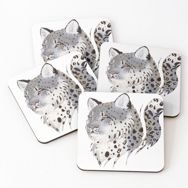 Item preview, Snow leopard  designed and sold by BellasArt777.