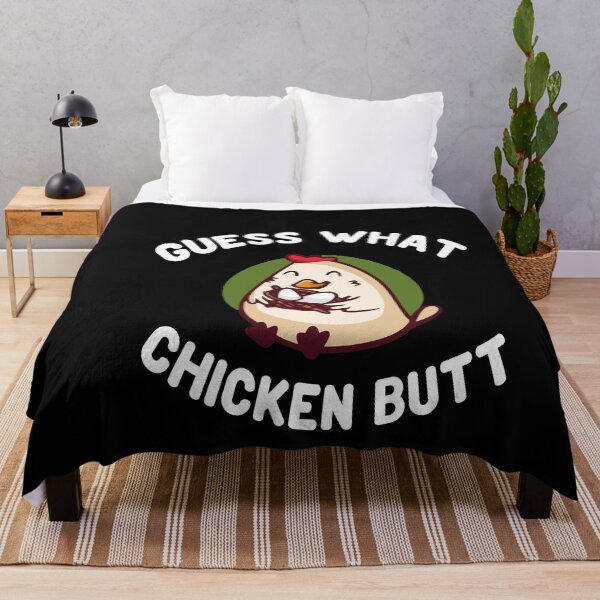 Item preview, Guess What? Chicken Butt funny quote designed and sold by sami david ⭐⭐⭐⭐⭐.