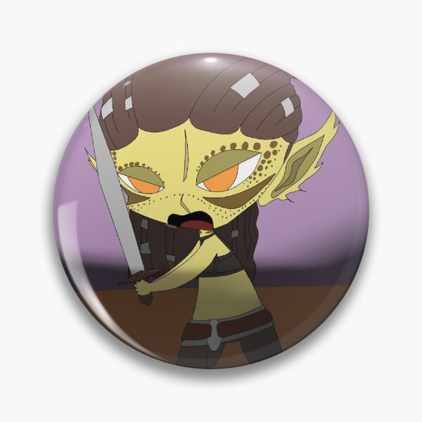 Item preview, Lae'zel Sword Stance With Mountain Background designed and sold by A.R.K.H.A.M. B.R.U.T.E..