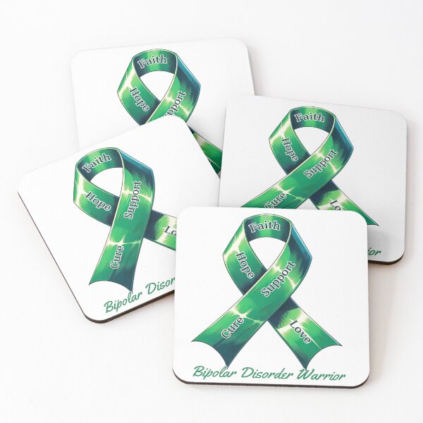 Item preview, Bipolar Disorder Warrior Cure Support Faith Hope Love designed and sold by kylmllr101684.