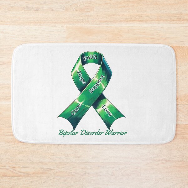 Item preview, Bipolar Disorder Warrior Cure Support Faith Hope Love designed and sold by kylmllr101684.