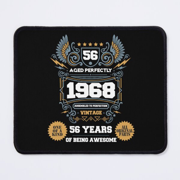 Item preview, Vintage Aged Perfectly Awesome Since 1968 Legend, Limited Edition, 56h Birthday, Assembled to perfection, Legend is Born, 56 years of being awesome, All original parts designed and sold by DjenShop.