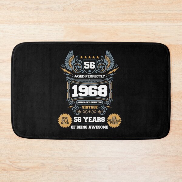 Item preview, Vintage Aged Perfectly Awesome Since 1968 Legend, Limited Edition, 56h Birthday, Assembled to perfection, Legend is Born, 56 years of being awesome, All original parts designed and sold by DjenShop.