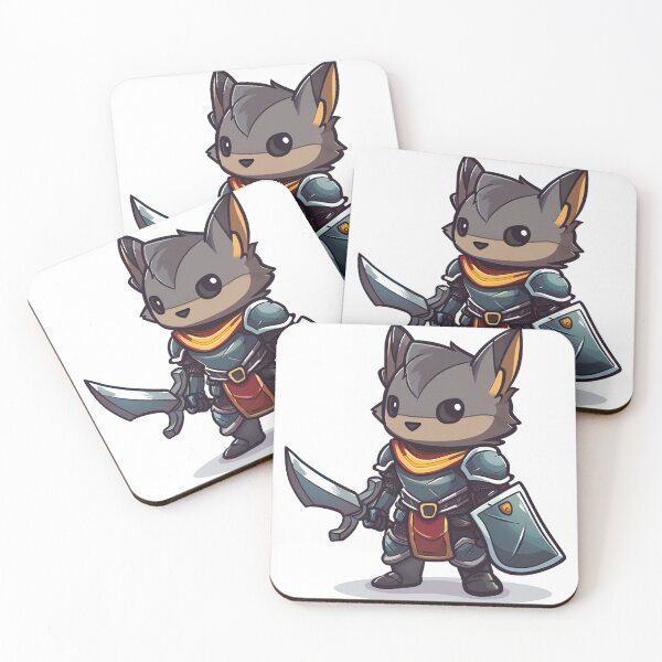 Item preview, Brave Wolf Paladin with Shield and Sword designed and sold by dungeonwarriors.