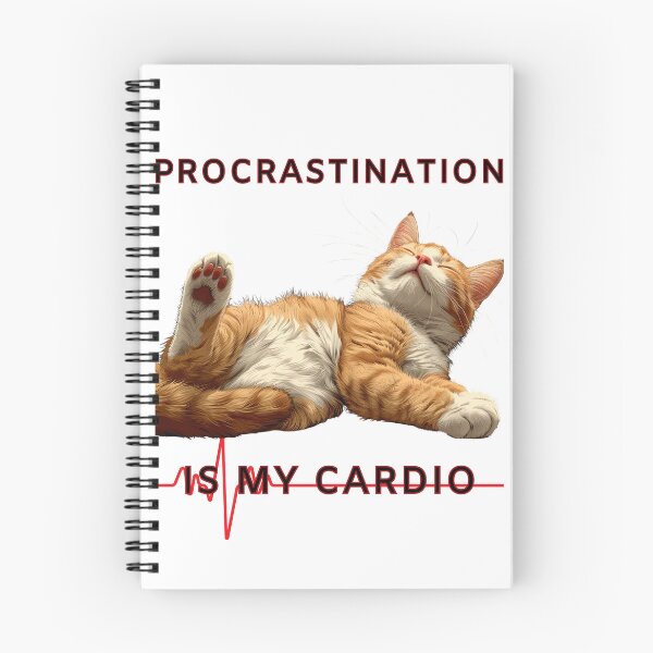 Item preview, Procrastination is my cardio designed and sold by MariaLuiza26.
