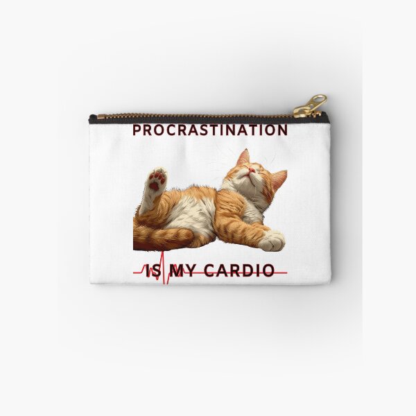 Item preview, Procrastination is my cardio designed and sold by MariaLuiza26.
