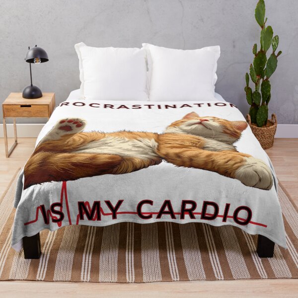 Item preview, Procrastination is my cardio designed and sold by MariaLuiza26.