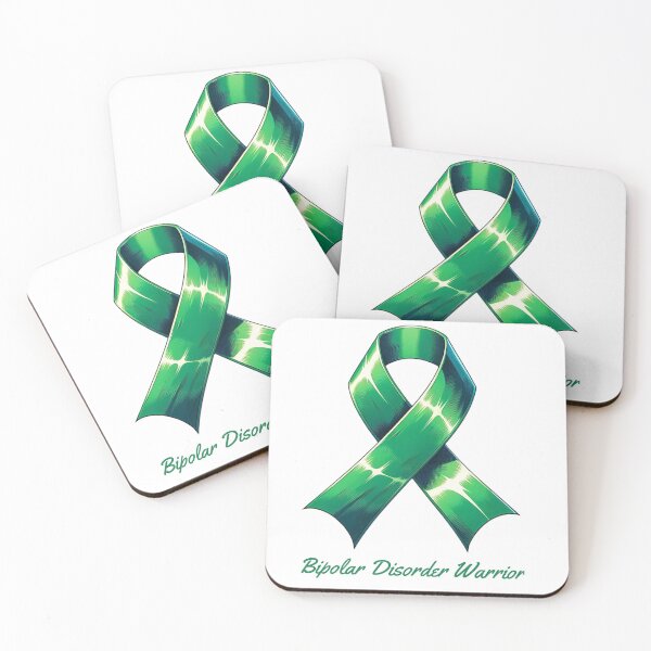 Item preview, Bipolar Disorder Awarness Green Ribbon Mental Health designed and sold by kylmllr101684.