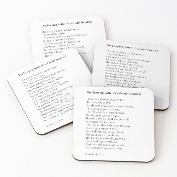 Item preview, The Sleeping Butterfly's Crystal Fountain Poem Collector's Edition designed and sold by Pamela Storch.