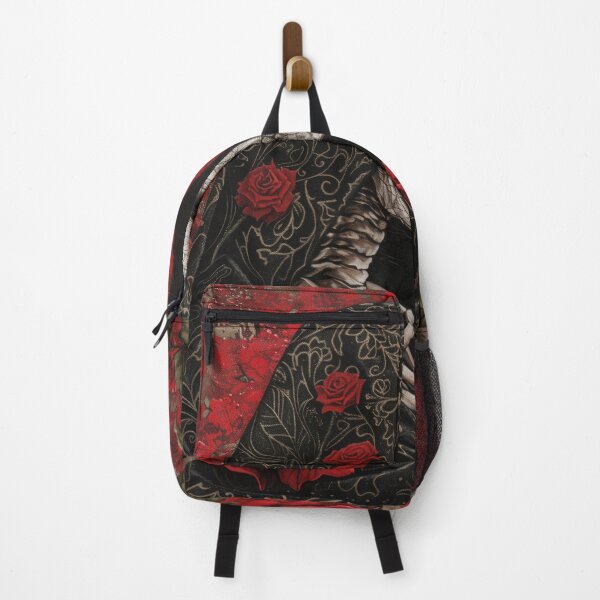 Item preview, A Portrait of Death with Roses Print designed and sold by JaimeLikes.