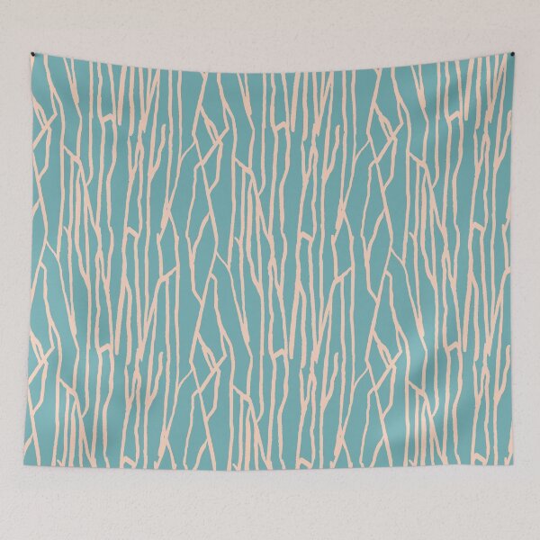 Item preview, Blue and white watercolor stripes designed and sold by Goddessart.