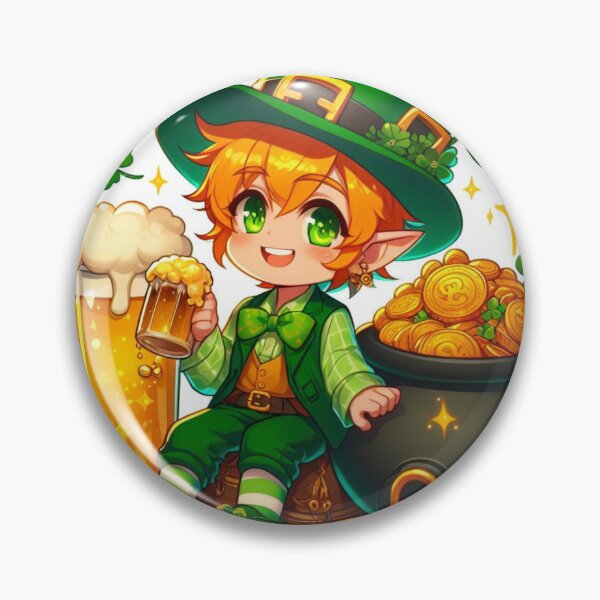 Item preview, Happy St Patrick's day, irish, irish folklore, leprechaun, shamrock, spring is here designed and sold by Coolparrotgirl.