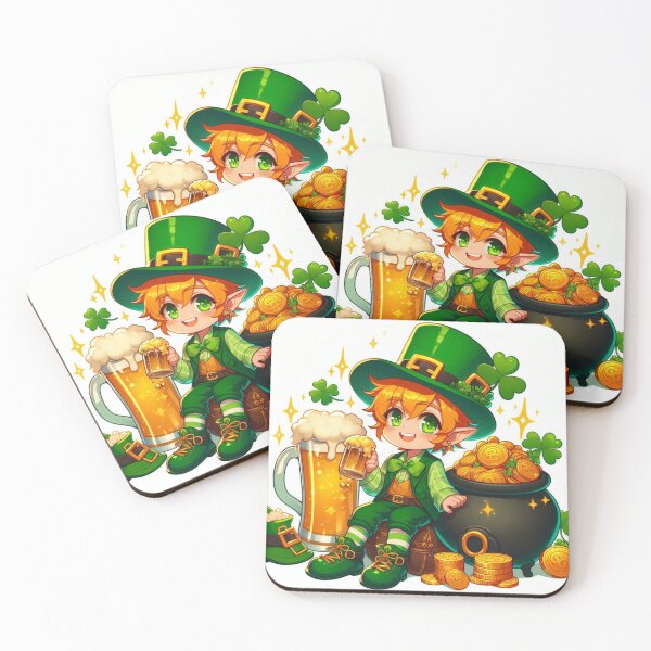 Item preview, Happy St Patrick's day, irish, irish folklore, leprechaun, shamrock, spring is here designed and sold by Coolparrotgirl.