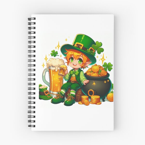 Item preview, Happy St Patrick's day, irish, irish folklore, leprechaun, shamrock, spring is here designed and sold by Coolparrotgirl.