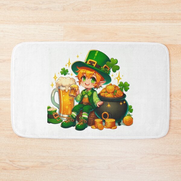 Item preview, Happy St Patrick's day, irish, irish folklore, leprechaun, shamrock, spring is here designed and sold by Coolparrotgirl.