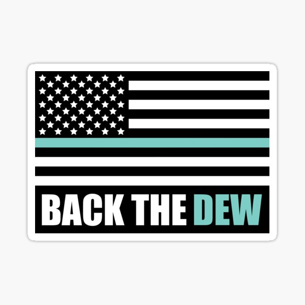 Item preview, Back the Dew - Mountain Dew Baja Blast Flag designed and sold by CrashLandon.