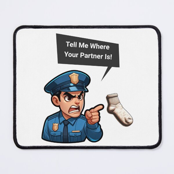 Item preview, Tell Me Where Your Partner Is Police T-shirt designed and sold by 5PointsDigital.