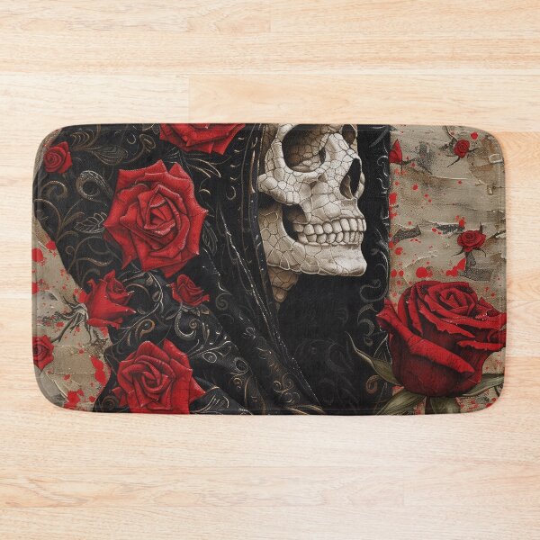 Item preview, Another Portrait of Death with Roses Print  designed and sold by JaimeLikes.