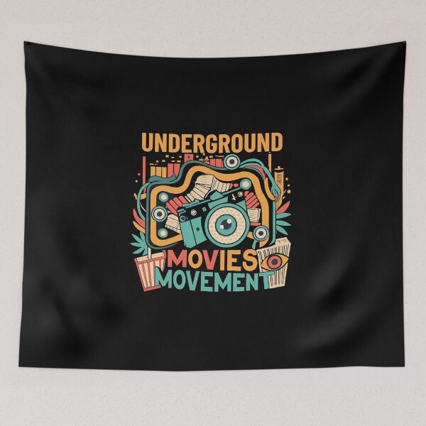 Item preview, UNDERGROUND MOVIES MOVEMENT designed and sold by fpeShop.
