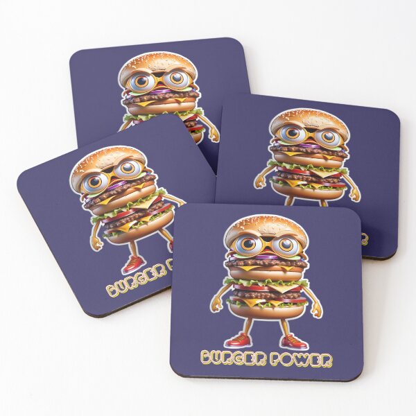 Item preview, Burger Power Hamburger Creature designed and sold by TheArtOfPat.