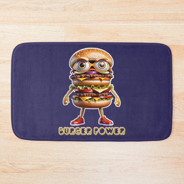 Item preview, Burger Power Hamburger Creature designed and sold by TheArtOfPat.
