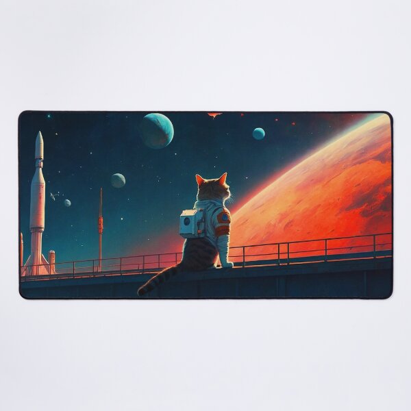 Item preview, Tabby Astronaut Cat Looking Into Space designed and sold by SassyArtistry.
