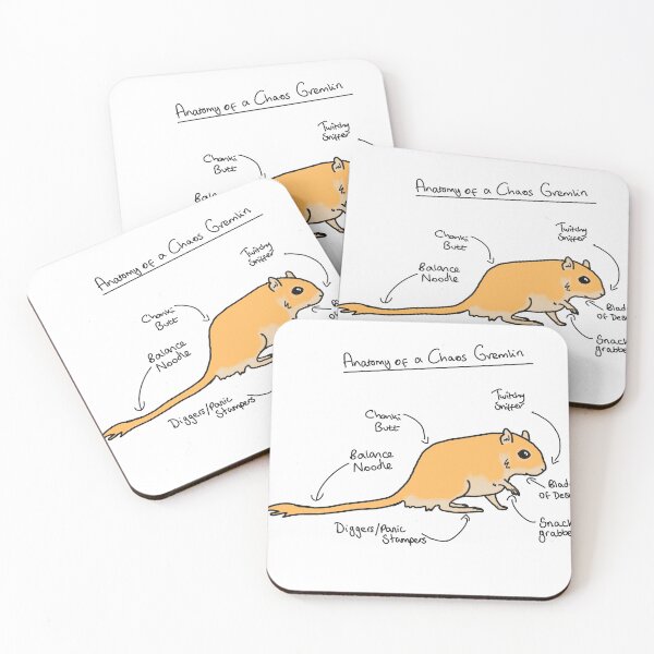 Item preview, Anatomía de un Gremlin del Caos designed and sold by All About Gerbils.