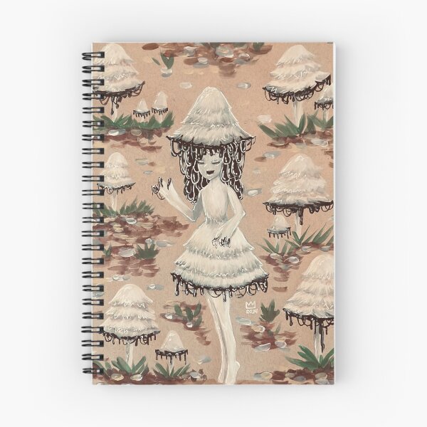 Item preview, Inky Cap Mushroom designed and sold by ArtworksByBelle.