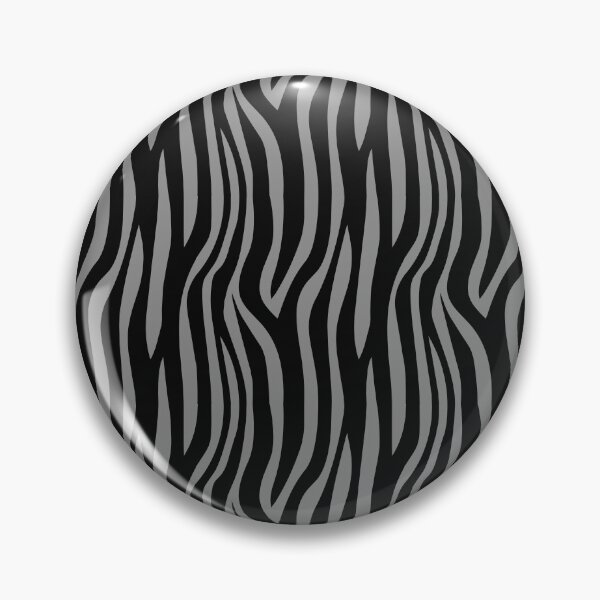 Item preview, Black & Grey African Zebra Stripe Unlimited Ornaments Pattern designed and sold by Alchemy-A-La-G.