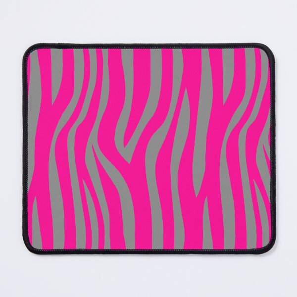 Item preview, Pink & Grey African Zebra Stripe Unlimited Ornaments Pattern designed and sold by Alchemy-A-La-G.