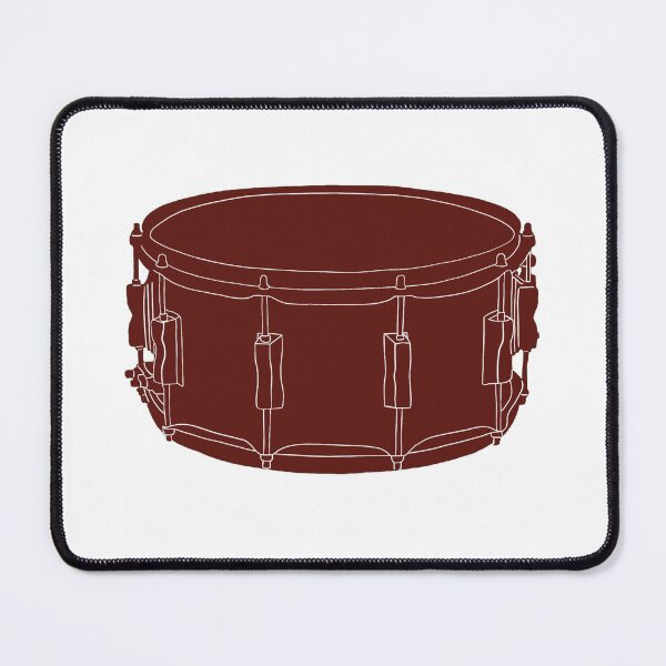 Item preview, Dark Red Monochrome Snare Drum designed and sold by Rocket-To-Pluto.