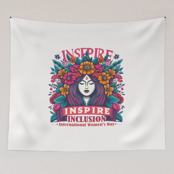Artikelvorschau, Inspire Inclusion Internationaler Frauentag 2024, 8. März entworfen und verkauft von BOUCHERIT amine.