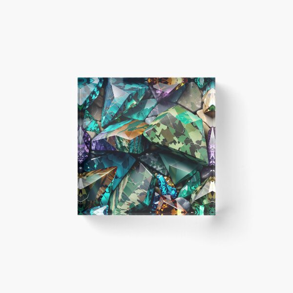 Item preview, Abstract Gemstone Camouflage Pattern designed and sold by TheArtOfPat.