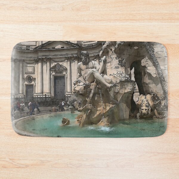 Item preview, Center Fountain Of Rome's Piazza Navona designed and sold by KirtTisdale.