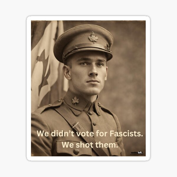 We didn't vote for fascists Sticker