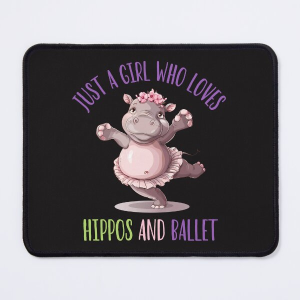 Item preview, Just A Girl Who Loves Hippos And Ballet designed and sold by elynne9.