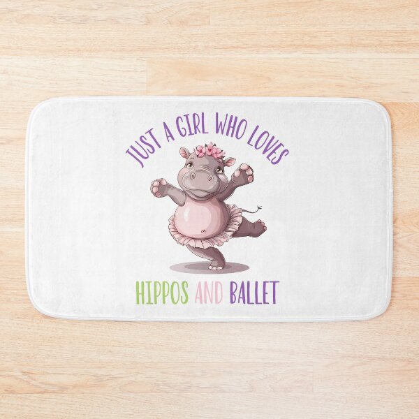 Item preview, Just A Girl Who Loves Hippos And Ballet designed and sold by elynne9.