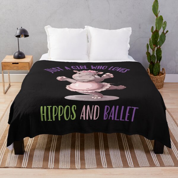 Item preview, Just A Girl Who Loves Hippos And Ballet designed and sold by elynne9.