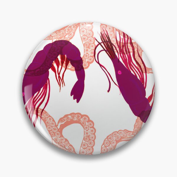 Item preview, Marine sea life octopus shrimp designer art. designed and sold by Meteryards.