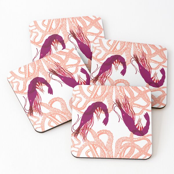 Item preview, Marine sea life octopus shrimp designer art. designed and sold by Meteryards.