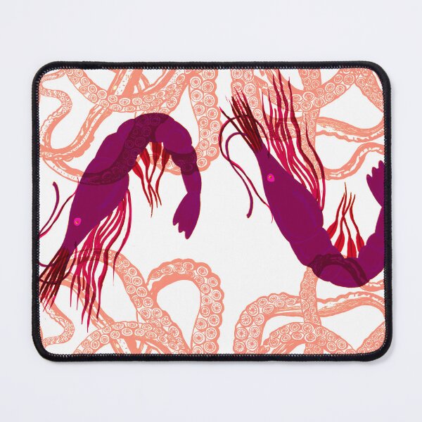 Item preview, Marine sea life octopus shrimp designer art. designed and sold by Meteryards.