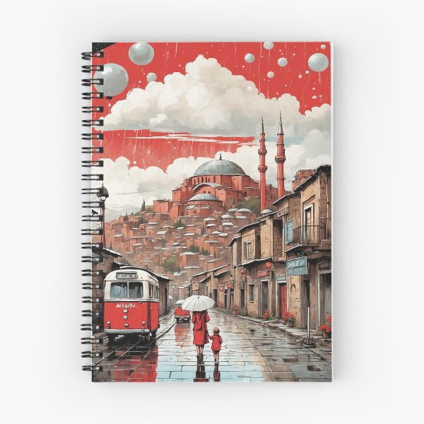 Artikelvorschau, Ani Turkey Rainy Night Vintage Reiseplakatkunst entworfen und verkauft von TravelersGems.