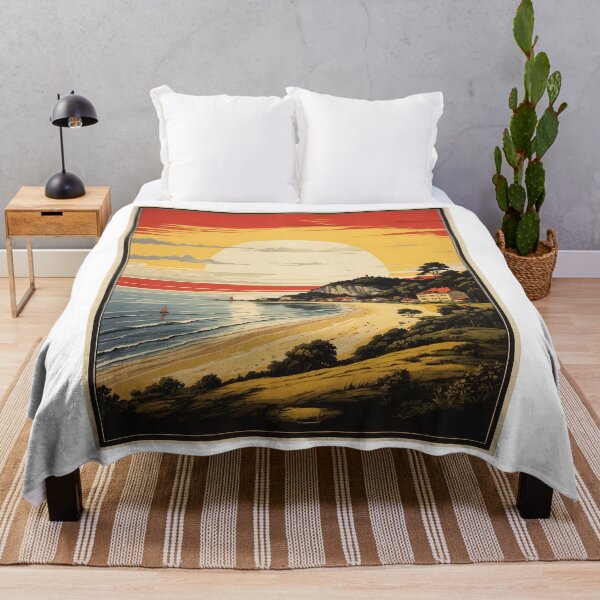 Item preview, Island of Rugen Germany Sunset Vintage Travel Poster Art designed and sold by TravelersGems.